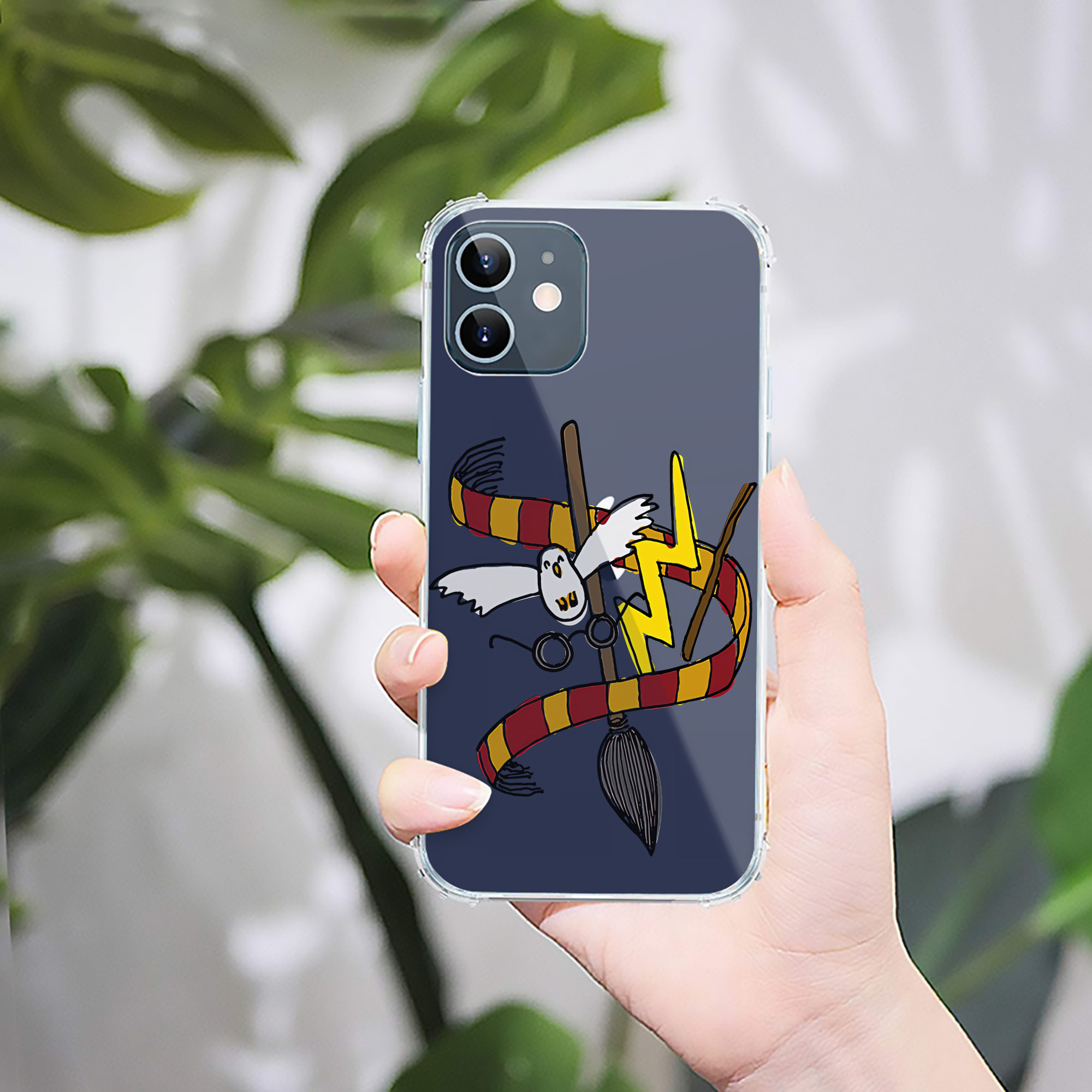 （画像用） Harry Potter ハリー・ポッターシリーズ 【iPhone 12シリーズ対応】透明スマホケース（クリアソフトケース）